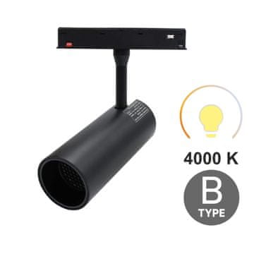 LED reflektor za šine 12W 4000K neutralni tip B za magnetske šine SMART TRACK 48VDC