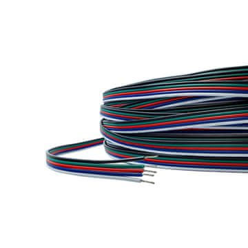 Električni kabel za RGBCCT LED trake, 5 jezgara, 20AWG, 5P