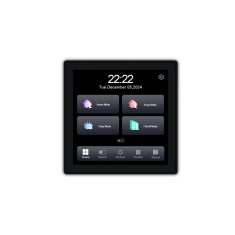 Tuya Zigbee zidni panel s trostrukim prekidačem za svjetlo i zavjese.