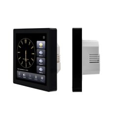 Tuya Zigbee zidni panel s trostrukim prekidačem za svjetlo i zavjese.
