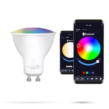 Tuya 5W Bluetooth GU10 RGBCCT žarulja topla, hladna, neutralna, šarena RGB