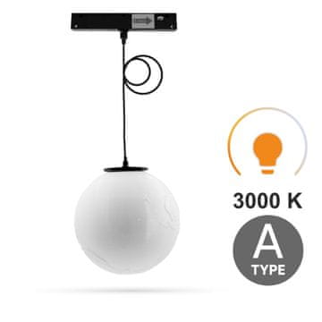Uzemljena lampa 3000K topla za magnetske tračnice SMART TRACK 48VDC