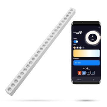 Tuya Grille 30W S30 Linearni reflektor Bijeli Zigbee za SLIM TRACK i FiberFLEX tračnice 48VDC 3000-6000K Prigušljiv