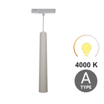 LED viseća cijev bijela 10W 3CCT tip A za SMART TRACK magnetske šine 48VDC