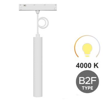 LED viseća cijev bijela 10W 3CCT tip B2F za SMART TRACK magnetske šine 48VDC