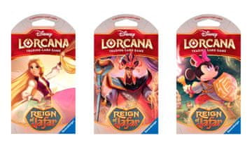 Disney Lorcana karte: CH8 Reign of Jafar - Booster paket s rukavima (1 paket)