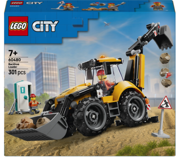EG LEGO CITY Žuti bager-utovarivač (60480)