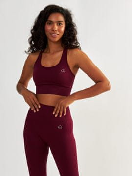Bordo sportski grudnjak s visokom potporom - Femme Force XL