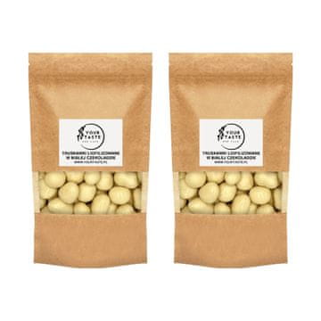 Liofilizirane jagode u bijeloj čokoladi 500 g
