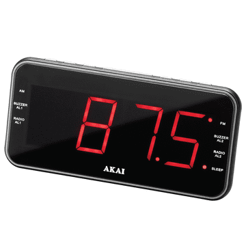 Akai radio sat ACR-3899 AM/FM PLL 40 stanica dvostruki alarm USB AUX LED