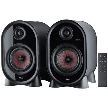 Akai Aktivni zvučnici AHS-500A 2×25 W RMS Bluetooth 5.1 FM USB Crni