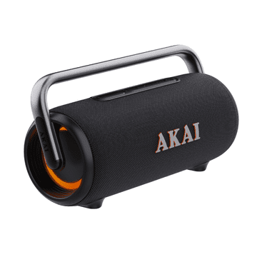 Akai BT zvučnik ABTSW-75 60W RMS Bluetooth 5.3 IPX5 TWS RGB crni