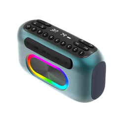 Akai Radio APR-700 2×3 W RMS Bluetooth 5.3 FM USB microSD RGB zeleni
