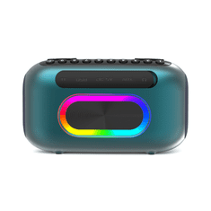 Akai Radio APR-700 2×3 W RMS Bluetooth 5.3 FM USB microSD RGB zeleni