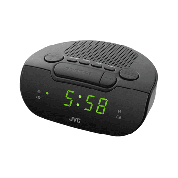 JVC radio sat RA-E111B AM/FM 0.3W 2 alarma Odgoda alarma Crni