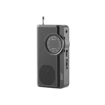 JVC Prijenosni radio RA-E311B AM/FM 0,25 W Slušalice Crni