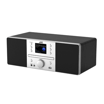 JVC Višenamjenski set RD-E874B 20W RMS DAB+ Wi-Fi Spotify Crni/Srebrni