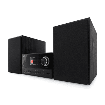 JVC Mini Hi-Fi sustav UX-E225B 30 W RMS Bluetooth 5.3 CD USB FM Crni