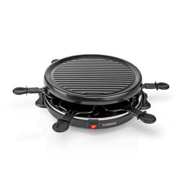 MELISSA Raclette roštilj 16300032 800 W za 6 osoba 29 cm crni
