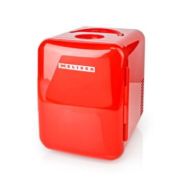 MELISSA Mini hladnjak 16580009 4 L 6 limenki hlađenje grijanje crveni