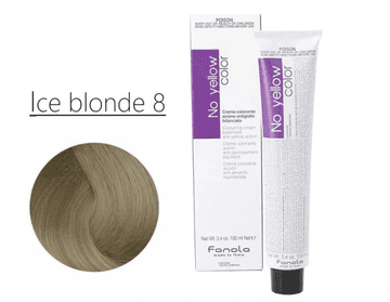 Fanola No Yellow Ice Blonde 8 Ice Svijetlo Plava 100 ml