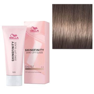 Wella Shinefinity 60 ml 04/07 Smeđa