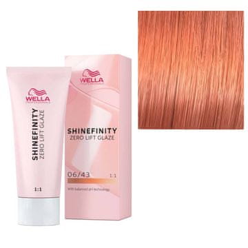 Wella Shinefinity 60 ml 06/43 Zlatna