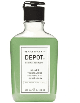 DEPOT br. 406 Prozirni gel za brijanje 100 ml