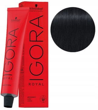 Schwarzkopf Igora Royal boja za kosu 60 ml 1-1 CRNI PEPELJAK