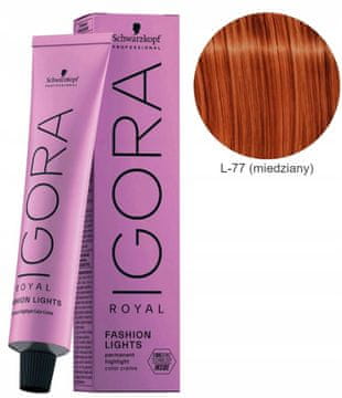 Schwarzkopf boja Igora Royal Fashion Lights br. L-77 60 ml