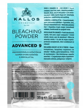 Kallos Advanced 9 prašak za izbjeljivanje kose 35 g