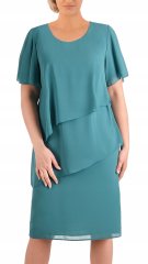 Elegantna haljina Eleni za žene 46 godina za vjenčanje i svečanu pričest.