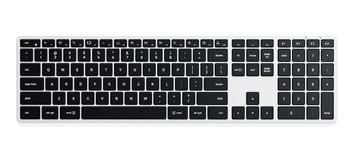 Satechi Slim X3 - Bluetooth tipkovnica s numeričkim rasporedom za do četiri USB-C uređaja (srebrna)
