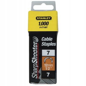 Stanley SPAJALICE ZA KABEL 1000 KOM TIP 7 CT100 12 MM