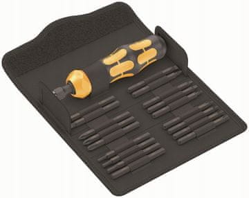 Wera KRAFTFORM KOMPAKT 900 IMPERIAL UDARNI ODVIJAČ, SET 1, 19 KOM.