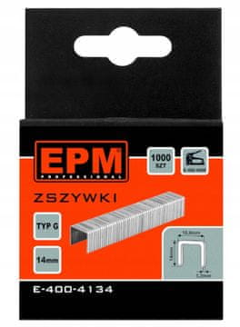EPMAN Klamerice tip G 1000 kom 10,6 mm * 1,2 mm 14 mm