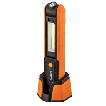 NEO TOOLS BATERIJSKA RADIONIČKA SVJETILJKA 500 LM COB + BATERIJSKA SVJETILJKA + GRLO
