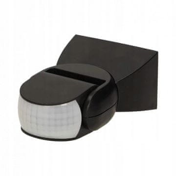 Orno SENZOR POKRETA 180 STUPNJA IP65 1200W CRNI