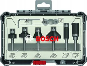 Bosch SET OD 6 REZARA ZA RUBOVANJE I ODREZIVANJE, DRŠKA 6 MM