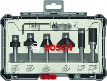 Bosch SET OD 6 REZARA ZA RUBOVANJE I ODREZIVANJE, DRŠKA 8 MM