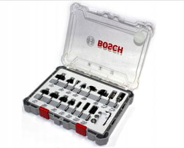 Bosch SET OD 15 KOMADA MIJEŠANIH REZARA, DRŠKA 6 MM