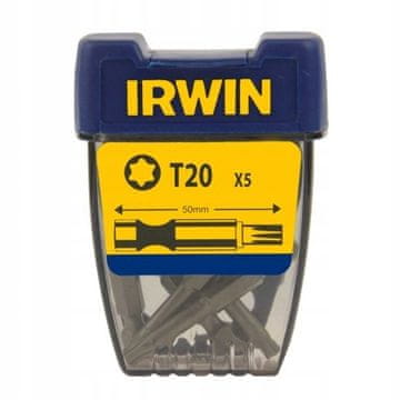 Irwin TORX BITOVI 1/4' DUGI 50MM 5 KOM T20