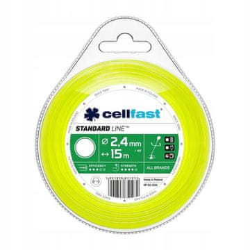 Cellfast OKRUGLA NIN ZA KOSU NA GRMLJU 2,4 MM 15 M