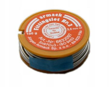 Armack meki lem br. 3 S-Sn97Cu3 2mm 100g