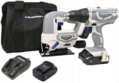 Blaupunkt SET BUŠILICE-ODVIJAČA + UDOBNE PILE 18V 2*2.0AH