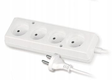 Volt PRODUŽNI KABEL ZA KUĆNE UREĐAJE 4 UTIČNICE 3 METRA B/U