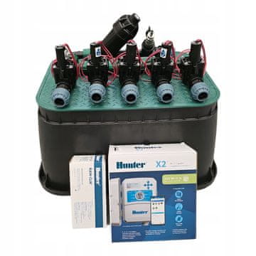 Hunter komplet od 5 dijelova: kolektor s filterom i kompresorom, X2, Rainclik, karter, PE 25