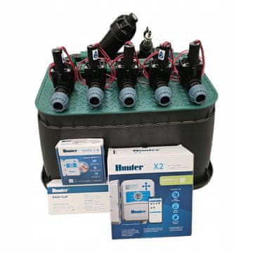 Hunter komplet od 5 dijelova: kolektor s filterom i kompresorom, X2, Wand, Rainclik, karter, PE 20