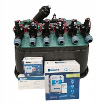 Hunter komplet od 6 dijelova: kolektor s filterom i kompresorom, X2, Wand, Rainclik, karter, PE 20