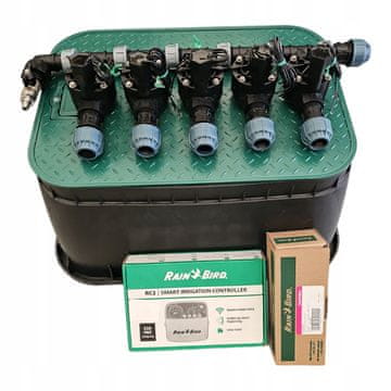 Rain Bird komplet od 5 dijelova: razdjelnik s kompresorom, RC2, RSDBex, karter, PE 20